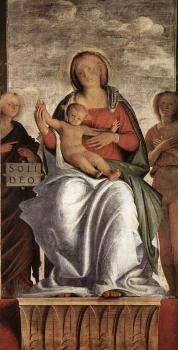 佈拉曼蒂諾 Madonna and Child with Two Angels 佈拉曼蒂諾 Madonna and Child with Two Angels